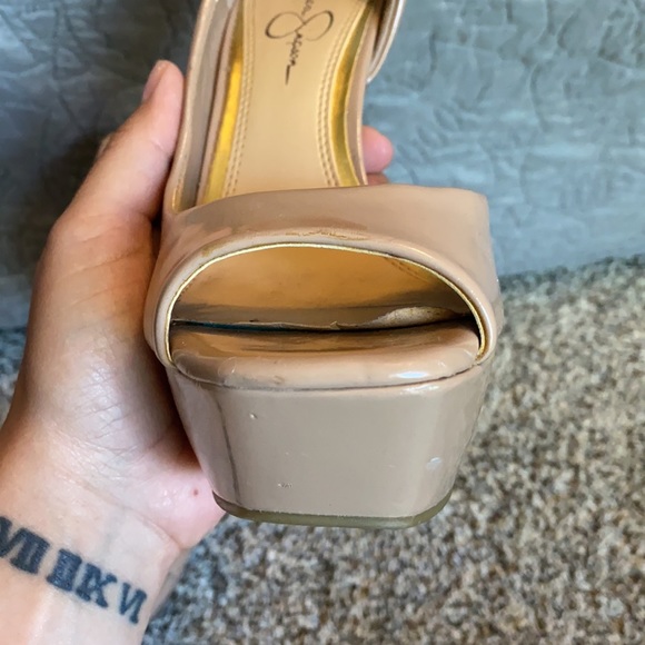 Jessica Simpson high heels nude color size 7 - Picture 6 of 6